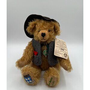 Hermann Original Bavarian Mohair Bear No. 343 Munich Stuffed Plush Animal w/ Tag